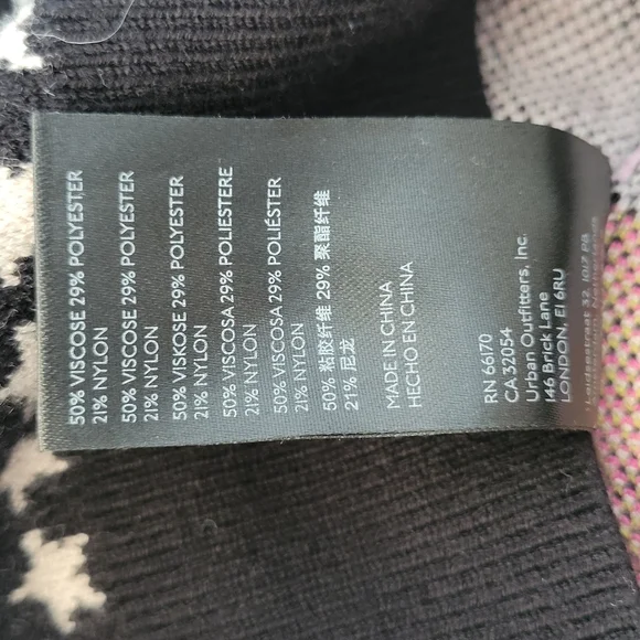 Anthropologie Maeve Hearts Dove Floral Cropped Novelty Cardigan Sweater L - Picture 14 of 14